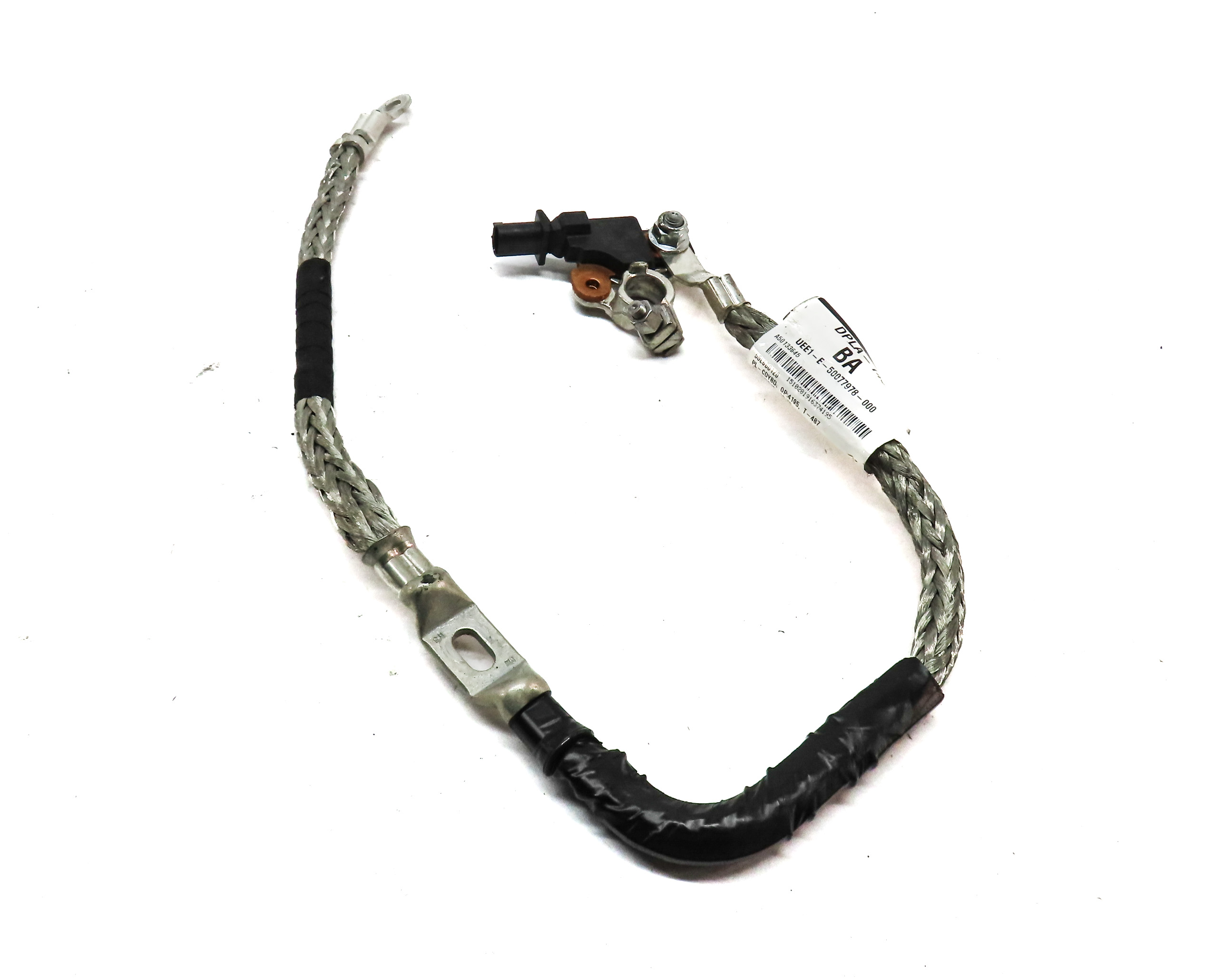 2016 LAND RANGE ROVER (L405) 5.0L SUPER ENGINE NEGATIVE BATTERY CABLE — exact item pictured